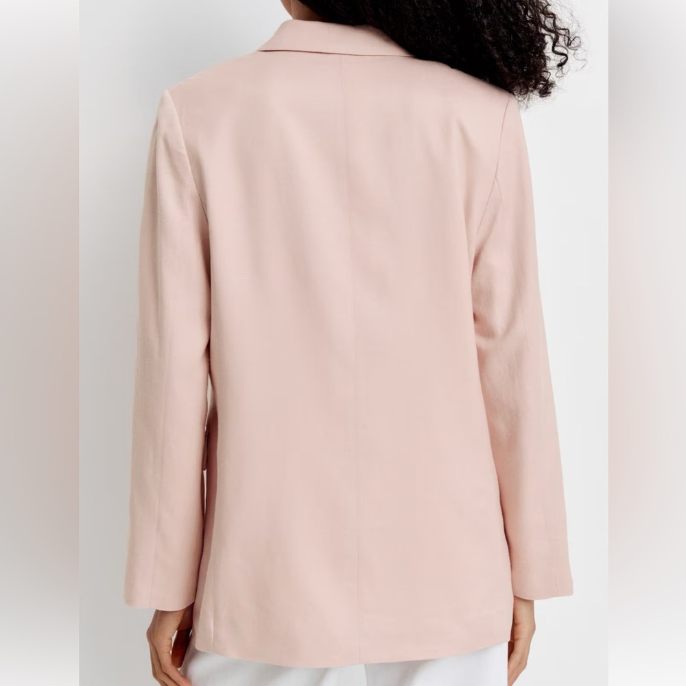 H&M Pink Blazer with Notched Lapels and Tailored Silhouette - Picture 5 of 10